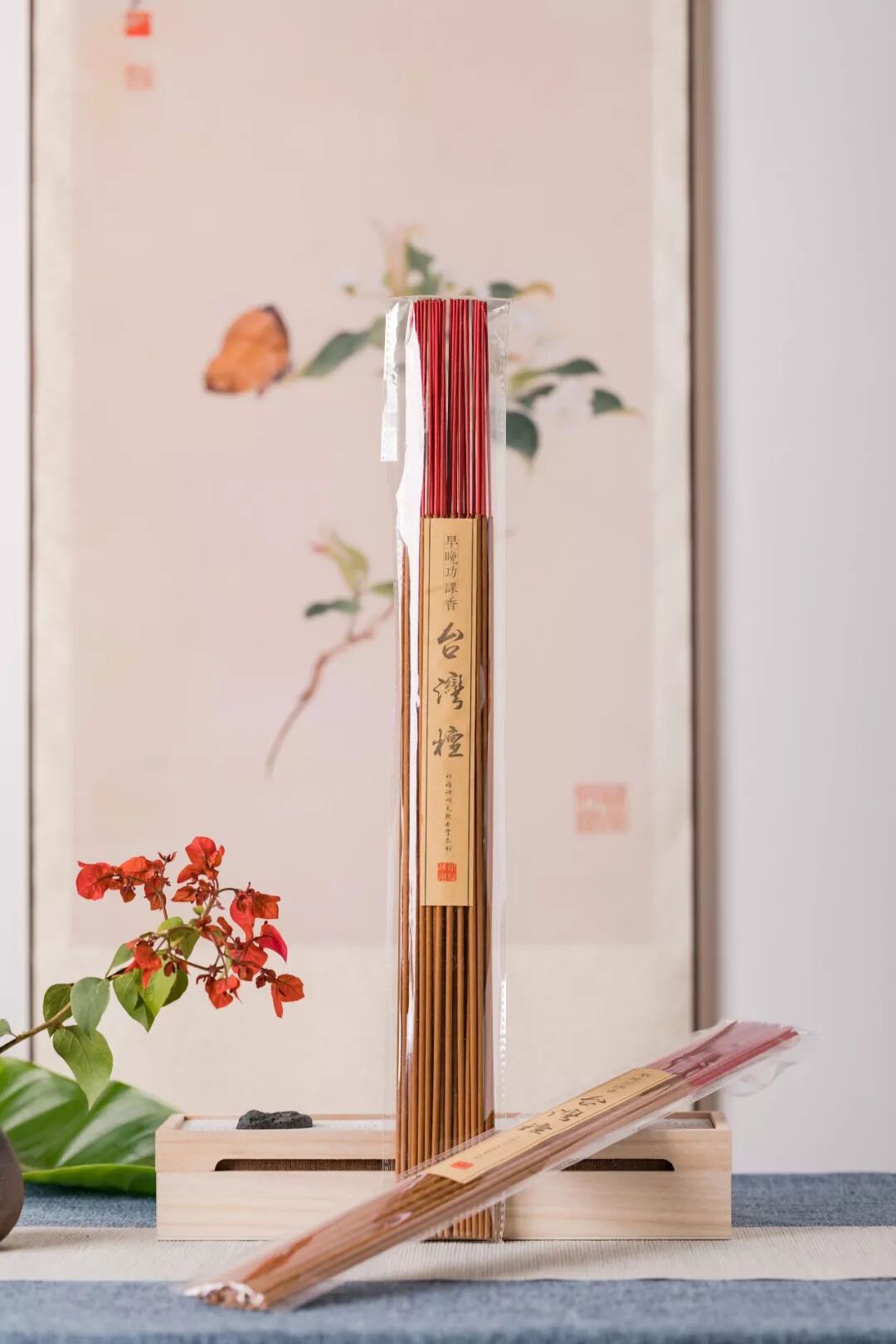 特制早晚功课香-台湾檀48CM竹签香（约40根,100g）